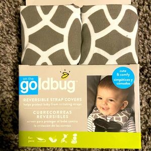 Goldbug Reversible Car seat strap covers